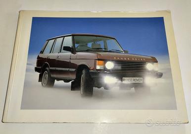Manuale Uso e Manutenzione Range Rover 1' Serie