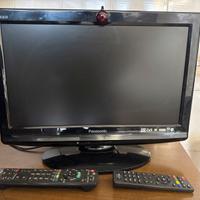 Televisore Panasonic Viera e decoder