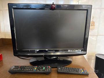 Televisore Panasonic Viera e decoder
