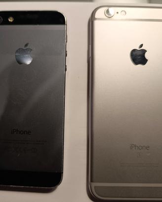 iPhone 5s e iPhone 6s
