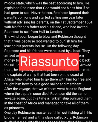 riassunto Robinson Crusoe Black Cat b2.2 Defoe