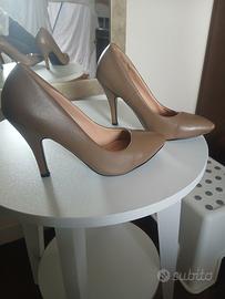 scarpe donna color tortora