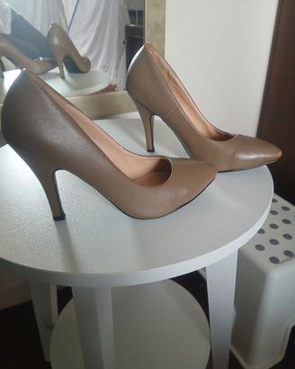 scarpe donna color tortora
