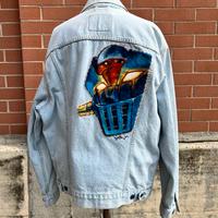 Giubbotto Jeans Levi's Customizzato Mazinga Vintag