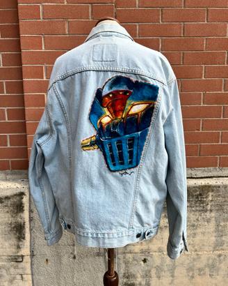 Giubbotto Jeans Levi's Customizzato Mazinga Vintag