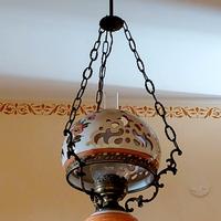 lampadario in ceramica