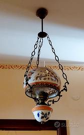 lampadario in ceramica