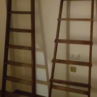 Scala porta asciugamani in legno