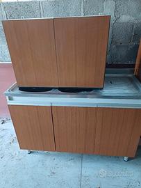 mobile più lavello cucina più scolapiatti