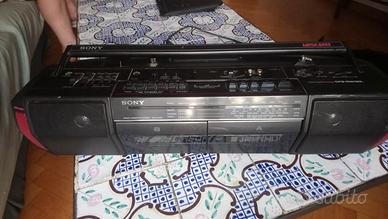 Radio vintage SONY CFS-DW30L  Megabass, la radio