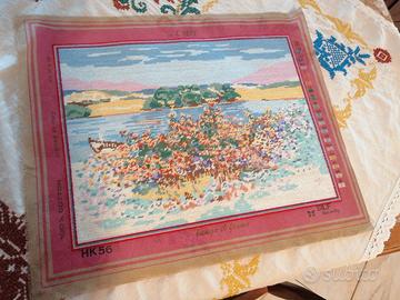 Quadro a Mezzo Punto Fatto a Mano. 
