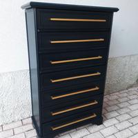 Cassettiera nera di Design