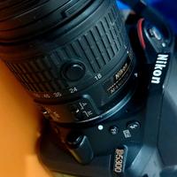 Nikon 5300 + obiettivo 18-55 + filtro + 2 batterie