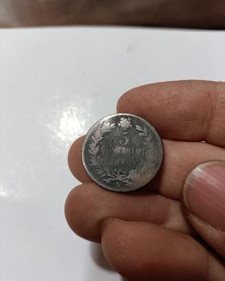5 Centesimi 1862 