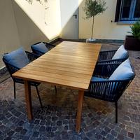 Tavolo in legno 180x90 da giardino