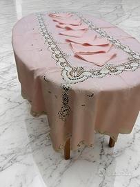 Tovaglia Vintage da 12 Rosa