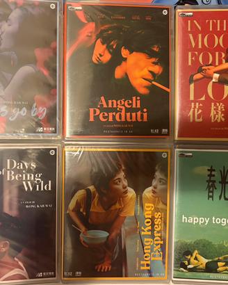 6 film bluray regista Wong kar wai