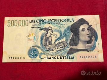 Repubblica Italiana banconota lire 500000 superba
