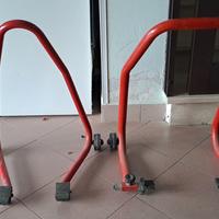 Cavalletti moto anteriore e posteriore 