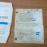 Documenti moto d'epoca Moto Guzzi MV