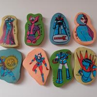 GOLDRAKE MAZINGA VINTAGE ROBOT GOMME COLLEZIONE