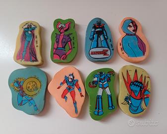 GOLDRAKE MAZINGA VINTAGE ROBOT GOMME COLLEZIONE