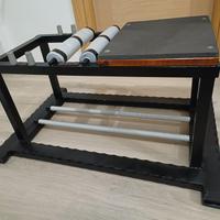 Panca porta manubri bilanciere 
Fatta in ferro 