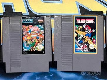 2 Giochi Nes Mario Bros & Parasol Stars