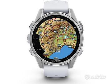 SMARTWATCH GARMIN fenix 8 - 43mm AMOLED, argento/b