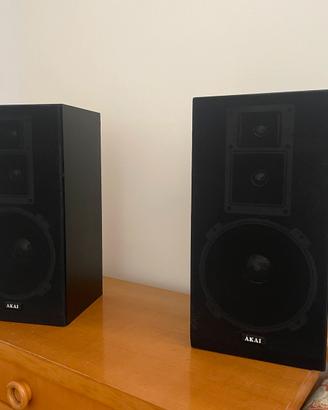 2 Casse Akai 45w per stereo hifi