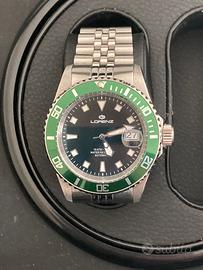 Orologio Lorenz submariner verde