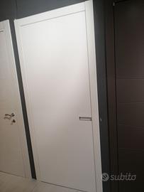 Porta laccata bianco opaco 80x210 maniglia incasso