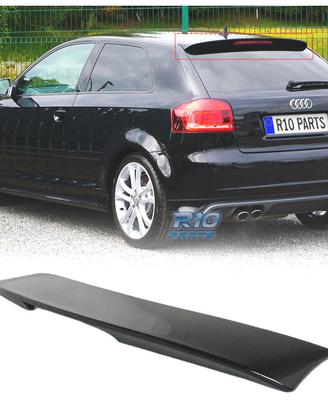 SPOILER AUDI A3 8P 03-11 LOOK S LINE S3 NERO LUCID