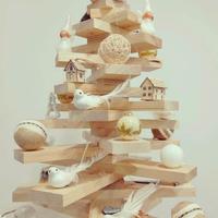 Albero di Natale artigianale in legno