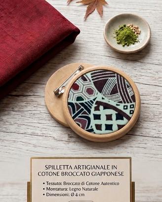 spilla in cotone giapponese 