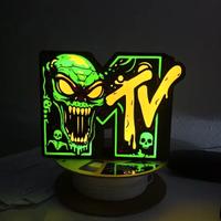 Lampada LED MTV teschio stampa 3D