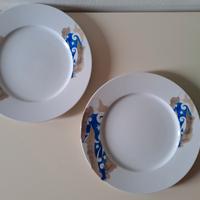 Set 2 piatti porcellana Pablo Picasso acrobata 