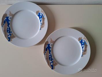Set 2 piatti porcellana Pablo Picasso acrobata 