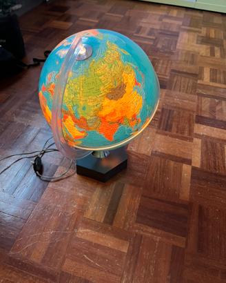 Lampada mappa mondo