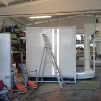Cabine di verniciatura a polveri e liquido