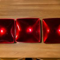 3 centrotavola rossi