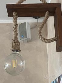 Lampada in corda