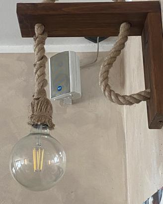 Lampada in corda