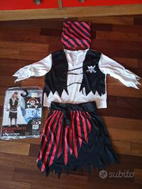 Vestito piratessa 7 - 10 anni