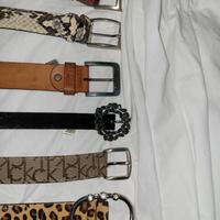 CINTURE 4 FIRMATE  ( CK MISSONI ETC )  + 2 DONNA
