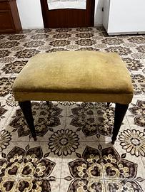 Pouf poggiapiedi vintage