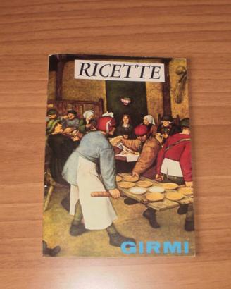 Volume vintage Ricette Girmi - A cura L. Veronelli