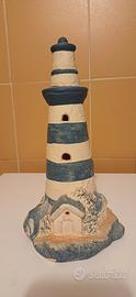 faro portacandela terracotta 