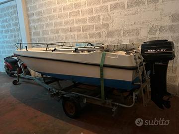 Barca sessa Mambo 430 con carrello omologato