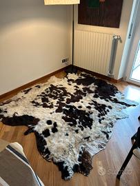Tappeto in Pelle di Bufalo con Pelo – 200x200 cm